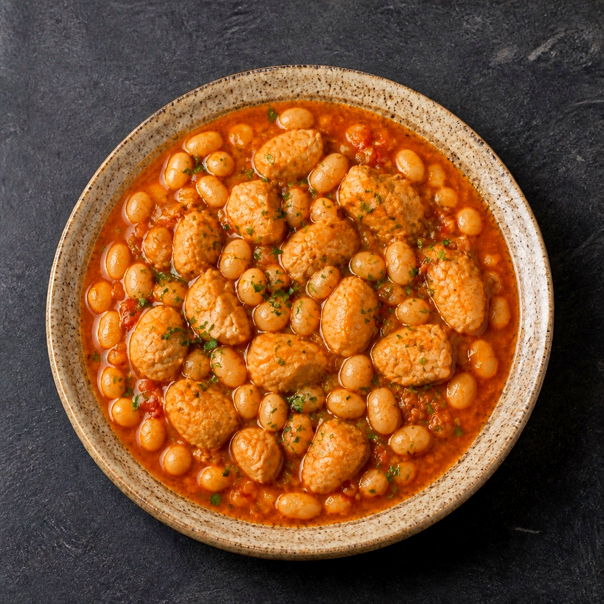 White bean stew — Chicken